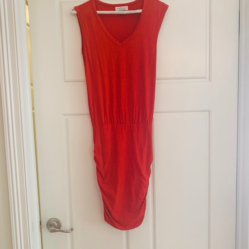 Velvet by Graham and Spencer Red Tank Dress